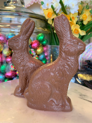 Solid 4oz Milk Chocolate Sitting Rabbit