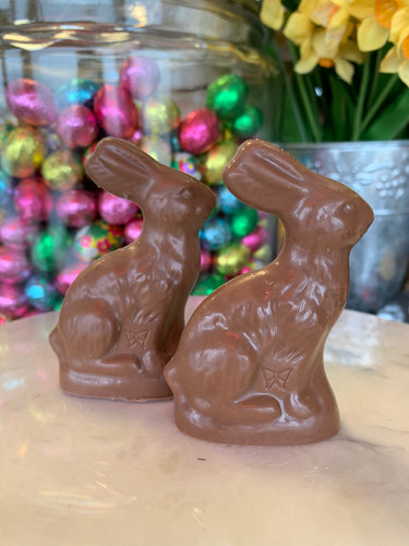 Solid 1.5oz Milk Chocolate Sitting Rabbit